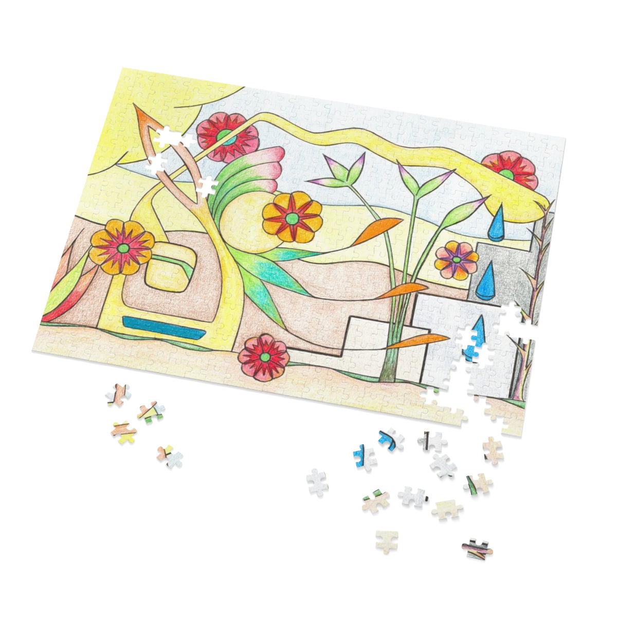 Premium Art Jigsaw Puzzle with Tin | Dancing in the Wind