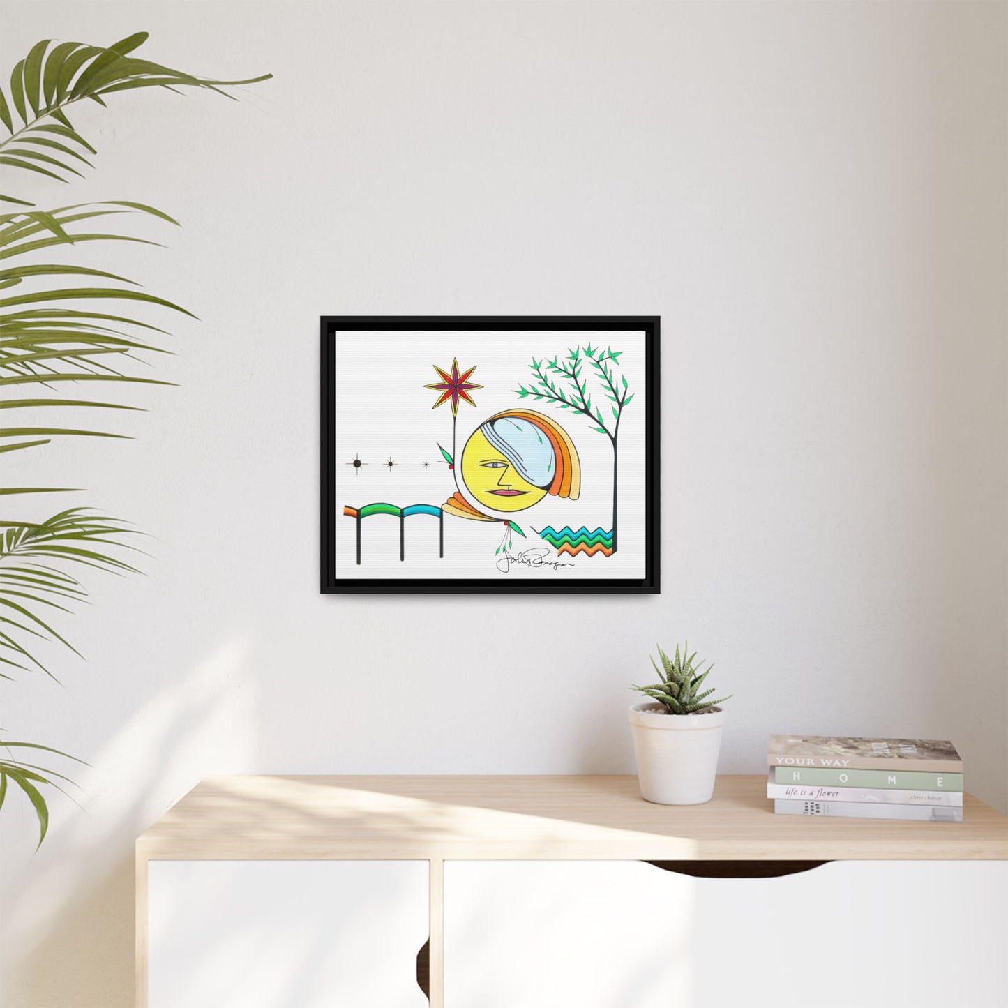 Premium Gallery Framed Matte Canvas | Sol Searcher