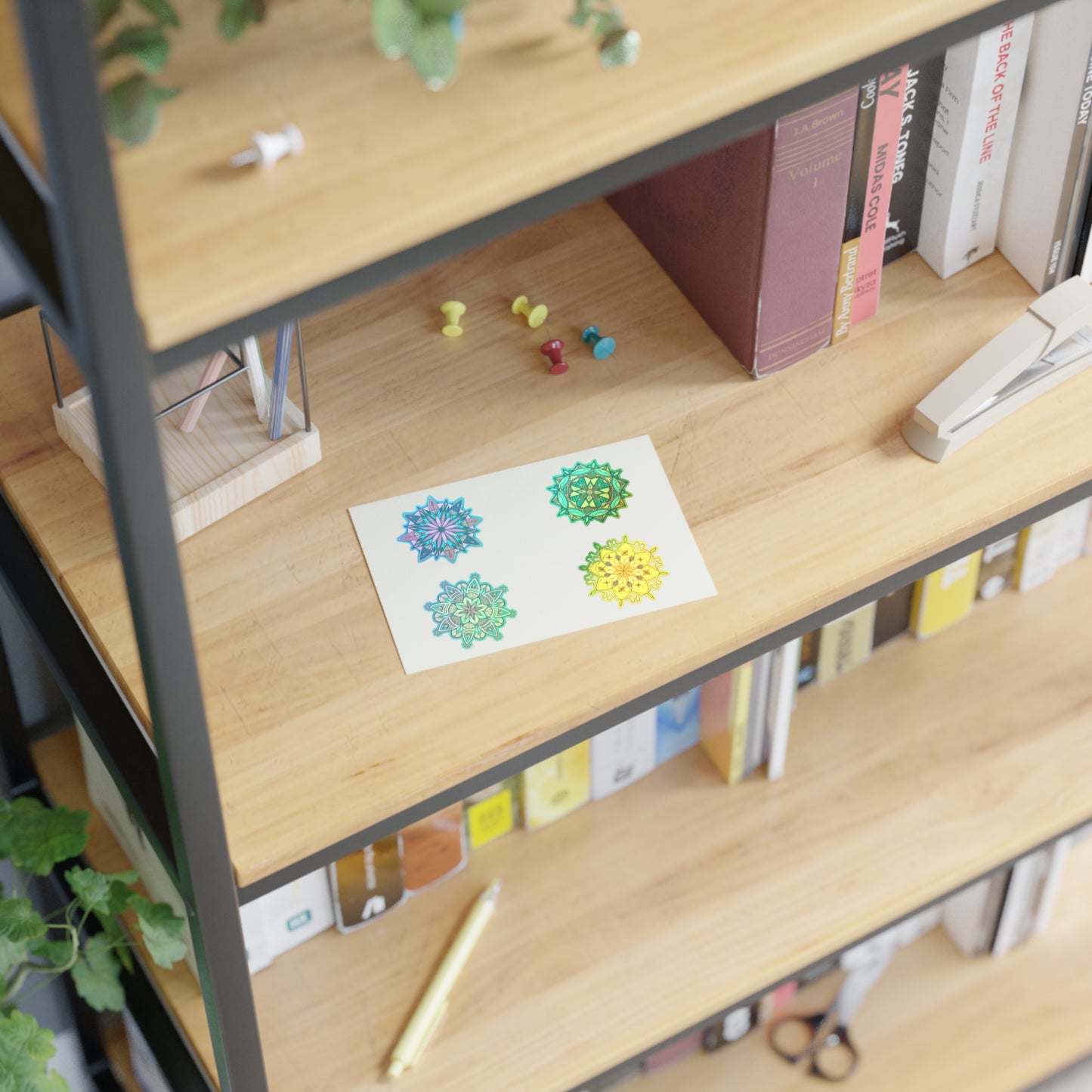 Mandala Collection 1 — Hand-Drawn Vinyl Sticker Pack