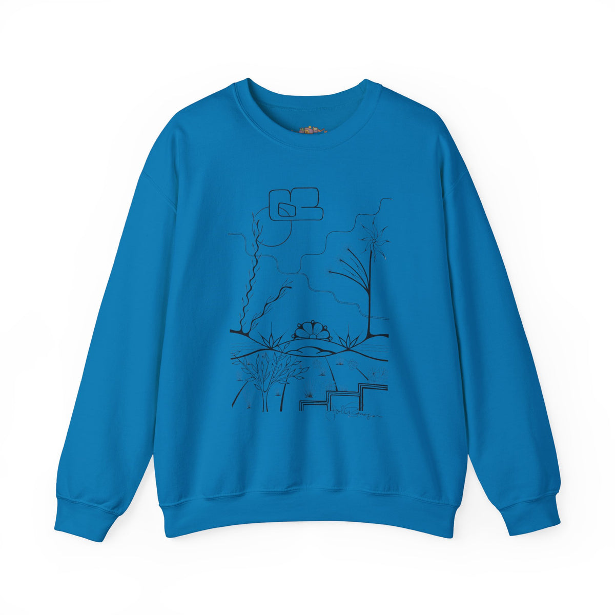 Premium Pullover Sweatshirt Wearable Art | The World is Round