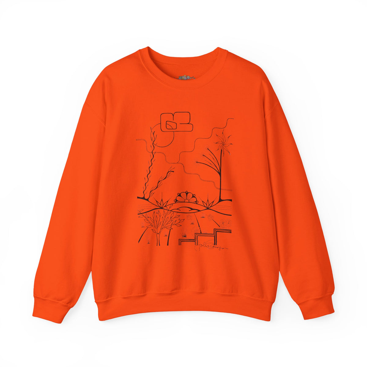 Premium Pullover Sweatshirt Wearable Art | The World is Round