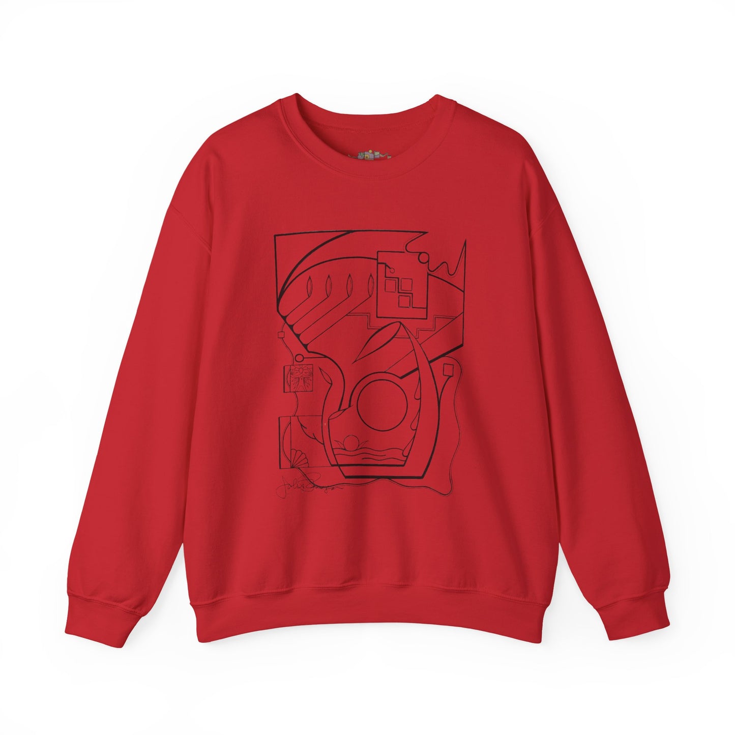 Premium Pullover Sweaatshirt Wearable Art | From the Heart