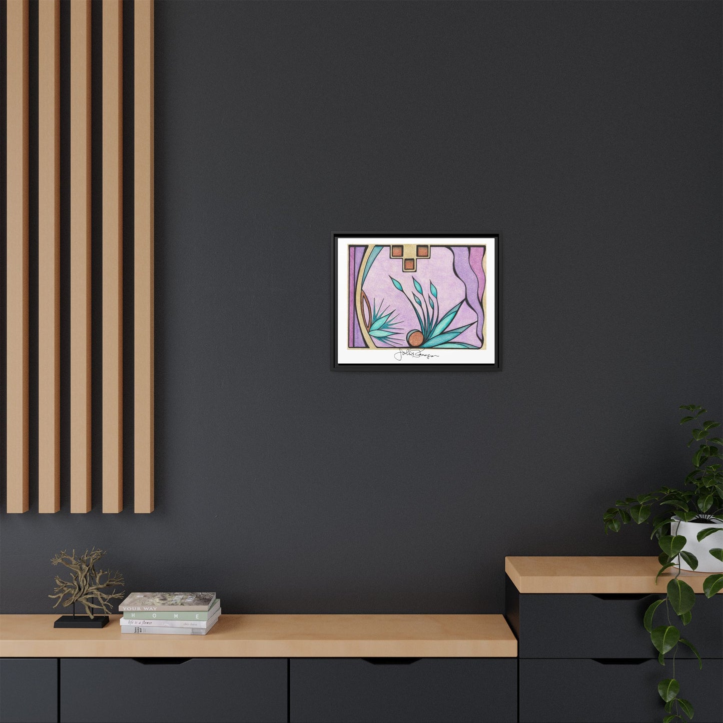 Deep Purple Visions - Archival Gallery Matte Canvas