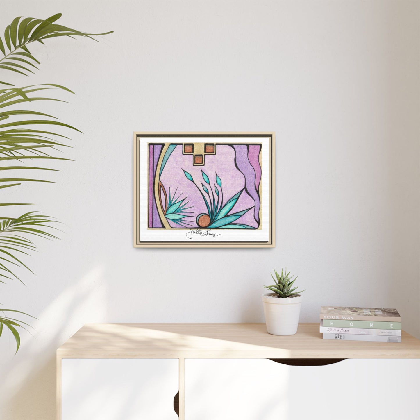 Deep Purple Visions - Archival Gallery Matte Canvas