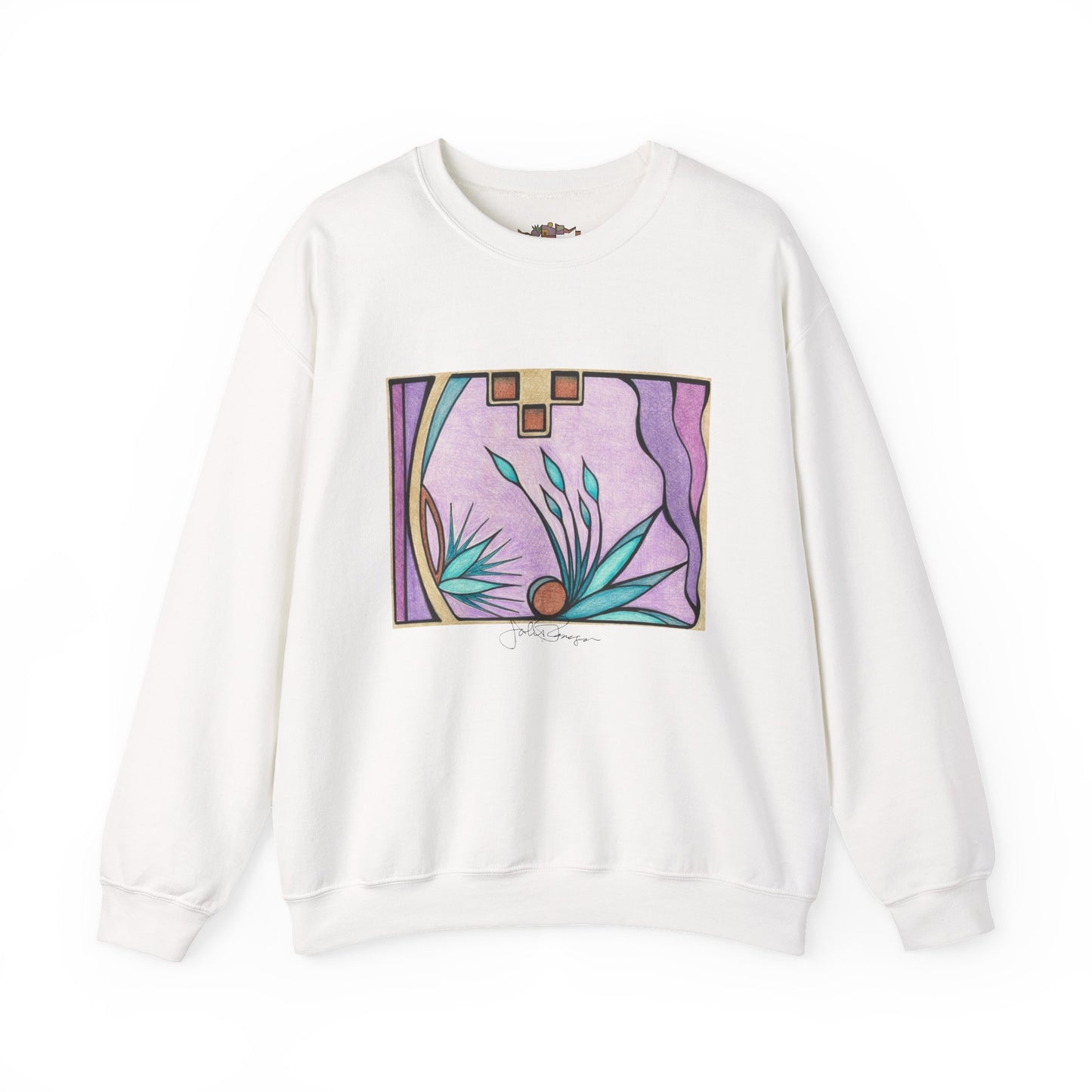 Deep Purple Visions - Pullover Sweatshirt Premium Wearable Art