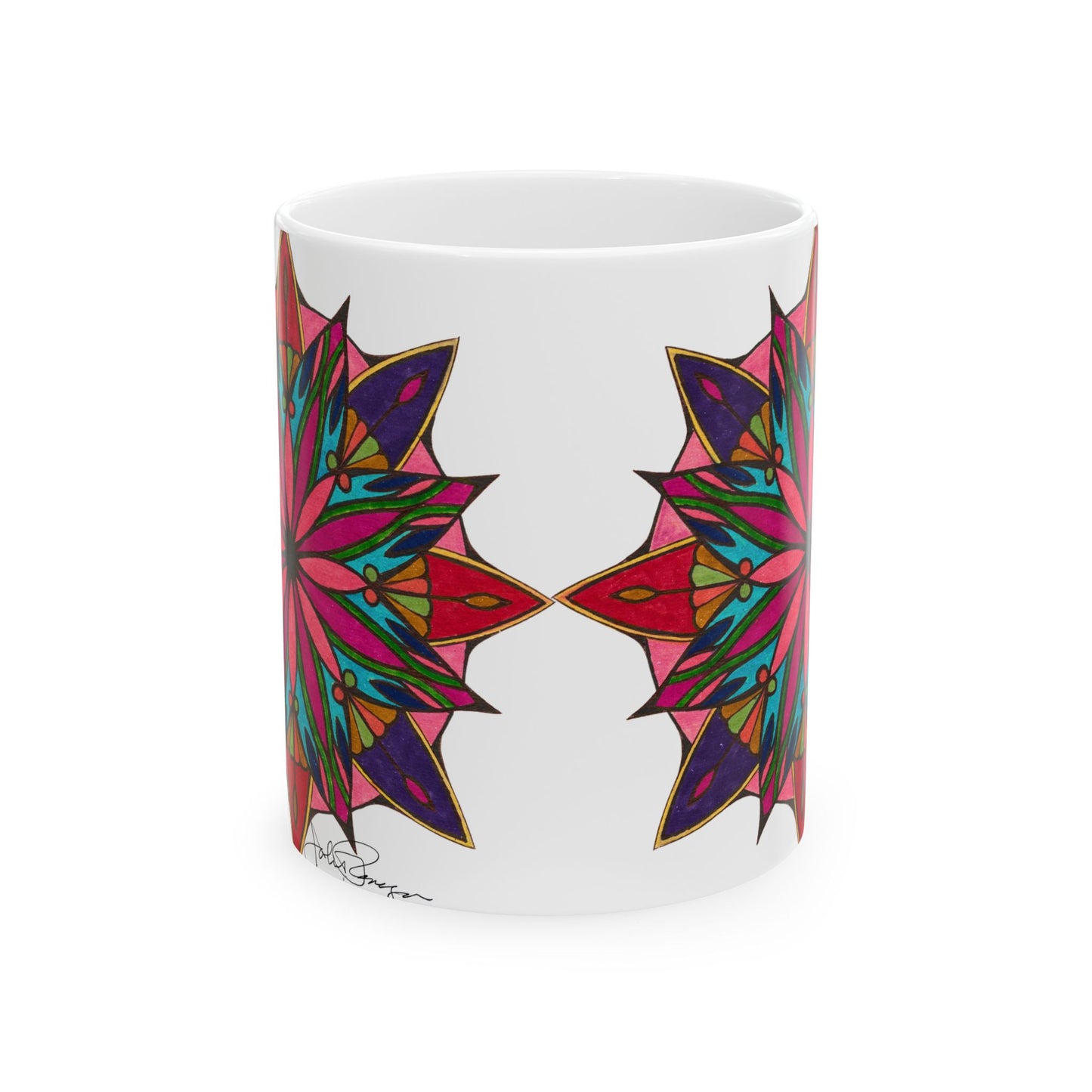 Moving - Wrap-Around Ceramic Art Mug (11oz & 15oz)