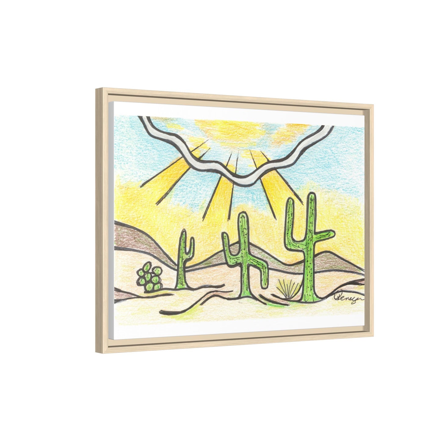 Saguaro - Archival Gallery Matte Canvas