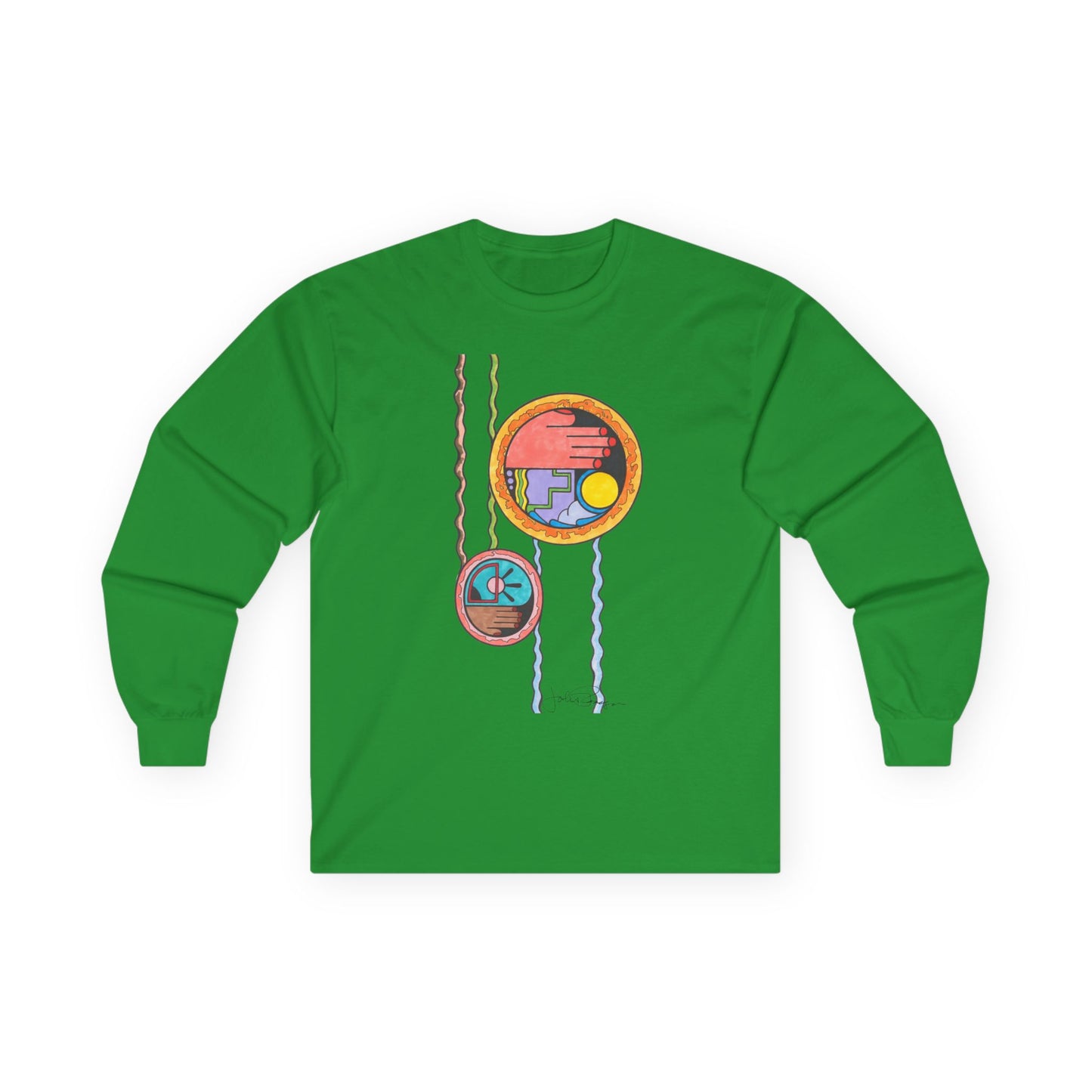 Wave While Passing - Long Sleeve Premium Wearable Art
