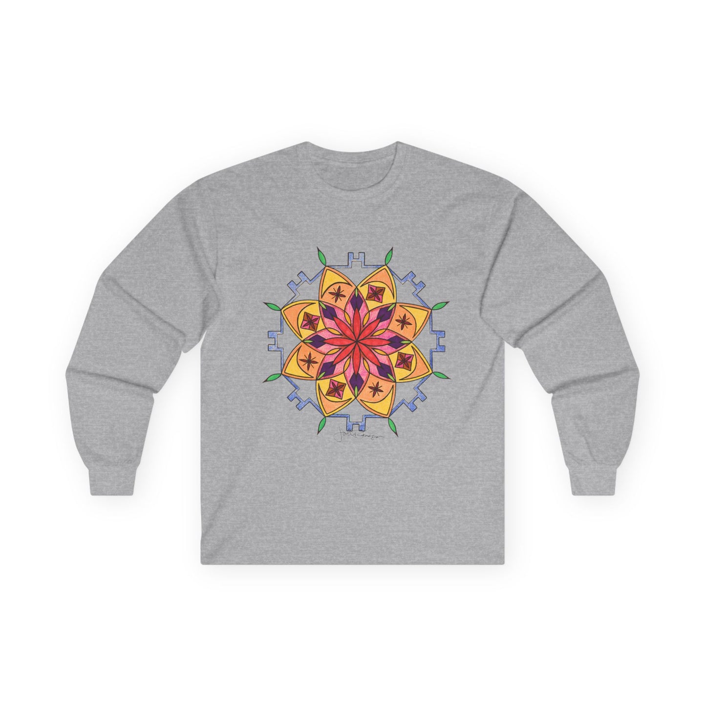 Snow Mandala - Long Sleeve Premium Wearable Art