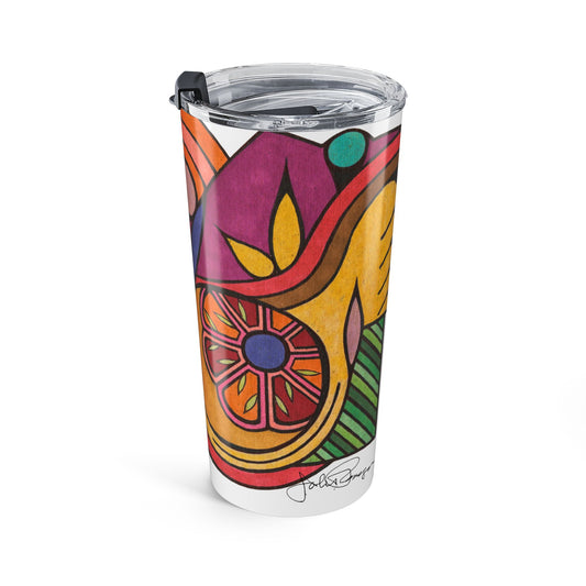Leaving the Picture - Wrap-Around Travel Tumbler ( 20 oz)
