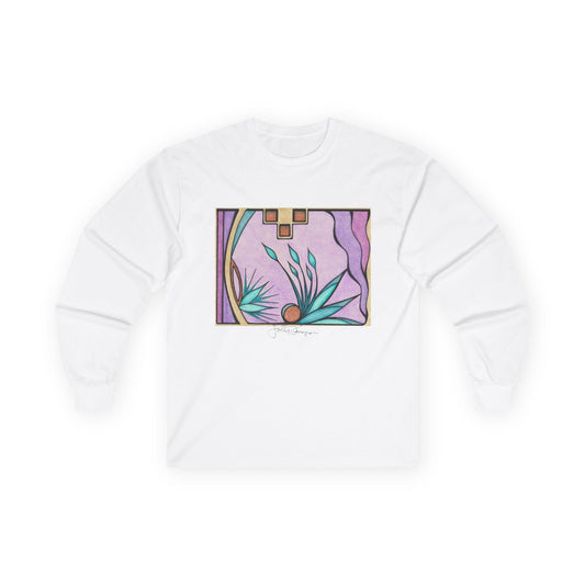Deep Purple Visions - Long Sleeve Premium Wearable Art