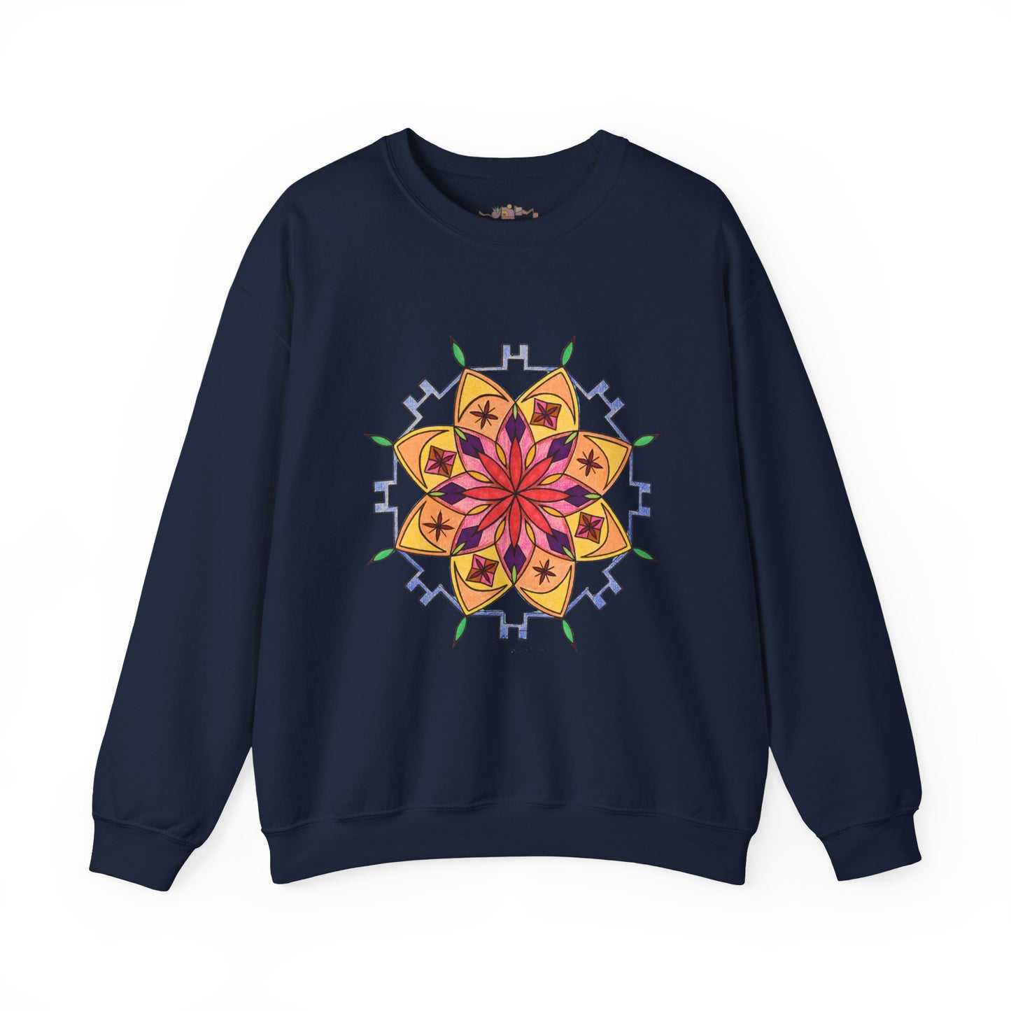 Snow Mandala - Pullover Sweatshirt Premium Wearable Art