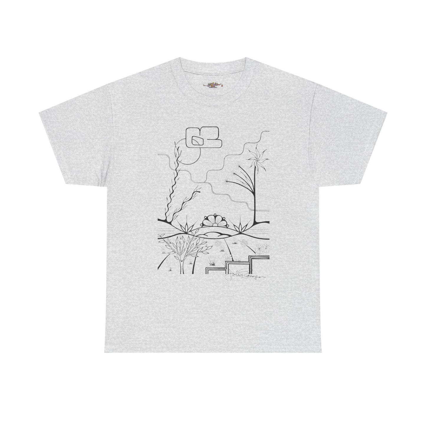 Premium Short Sleeve T-Shirt Wearable Art | The World is Round
