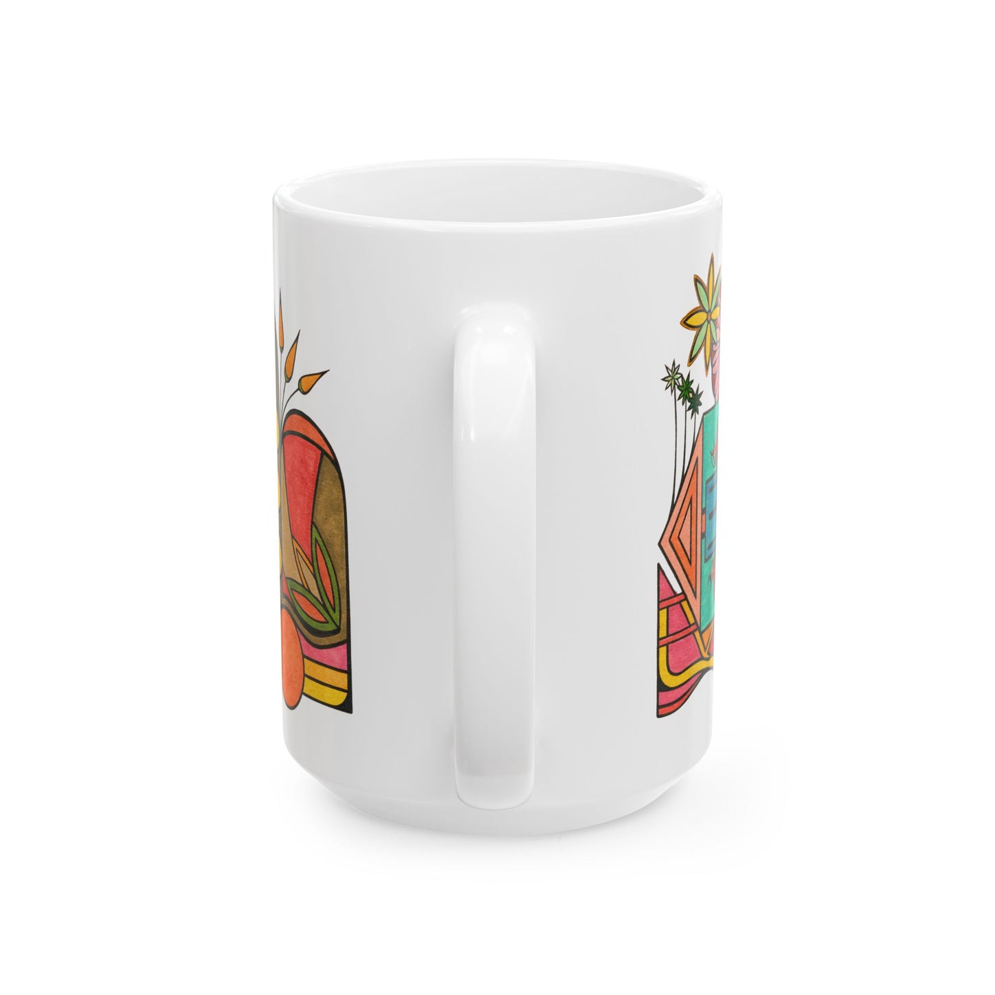 Controlling the Conversation - Wrap-Around Ceramic Art Mug