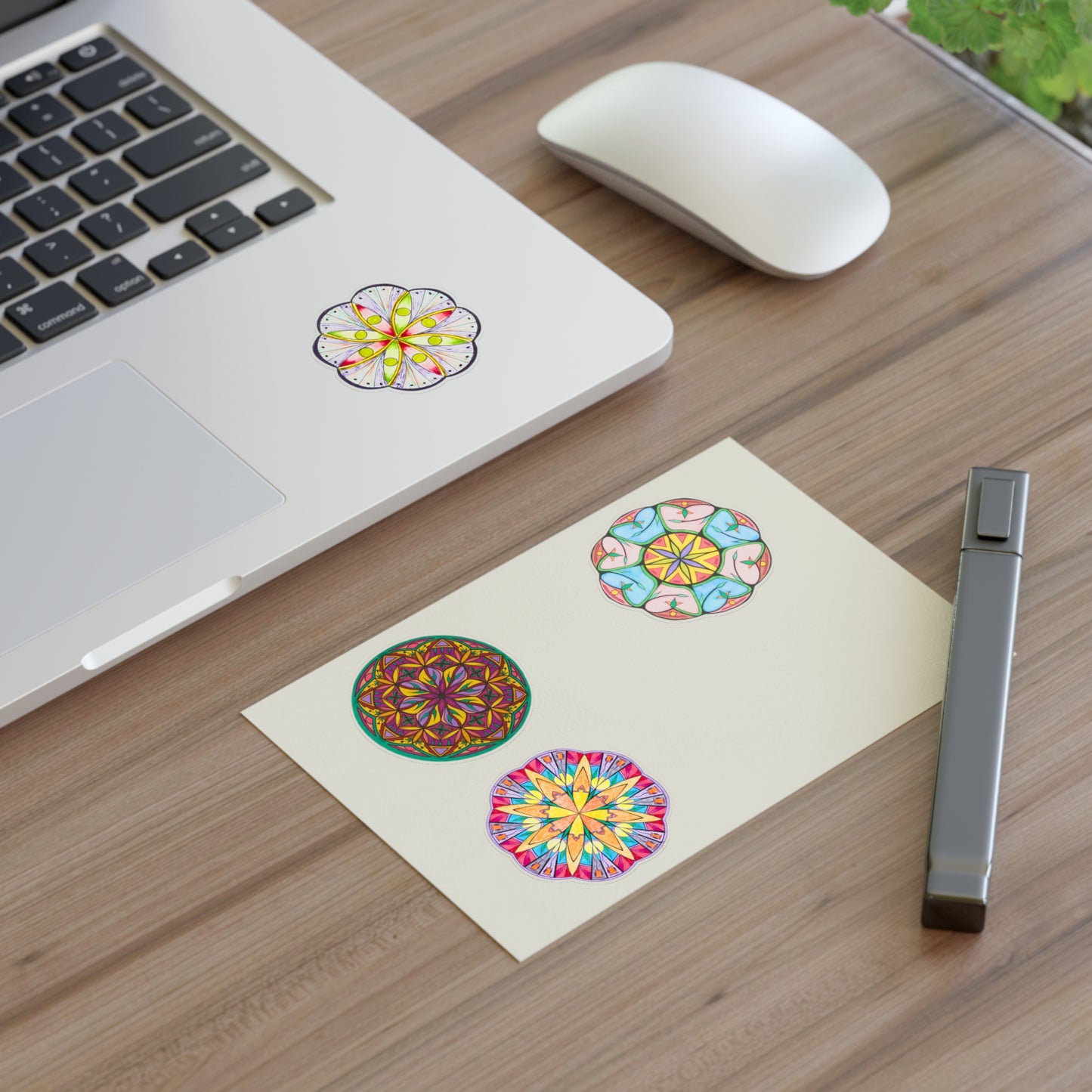Mandala Collection 2 - Hand-Drawn Vinyl Sticker Pack