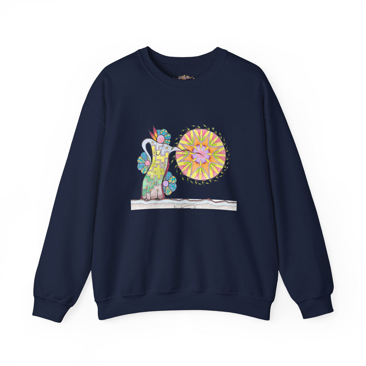 Premium Pullover Sweatshirt Wearable Art | Pow Wow Drum