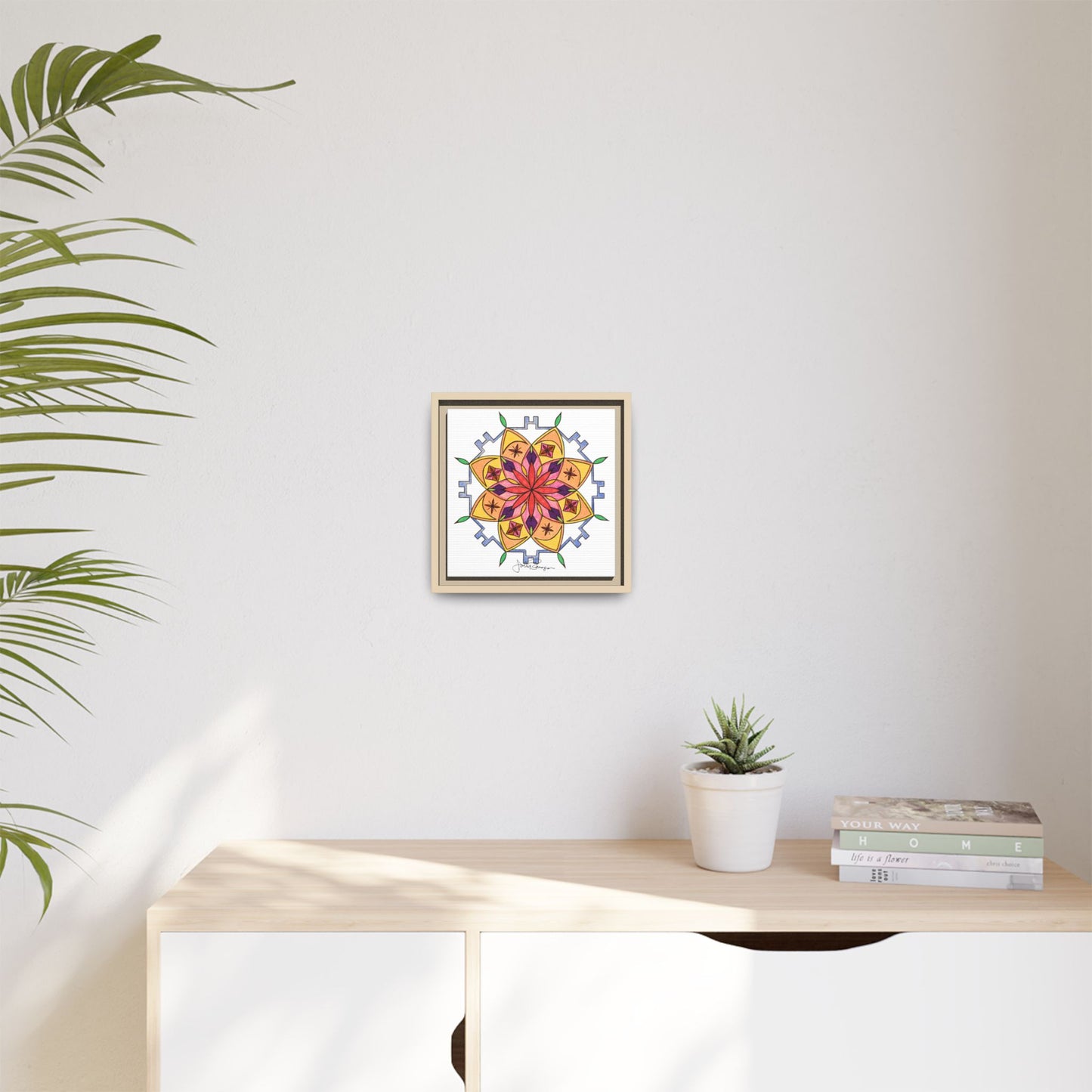 Snow Mandala - Archival Gallery Matte Canvas
