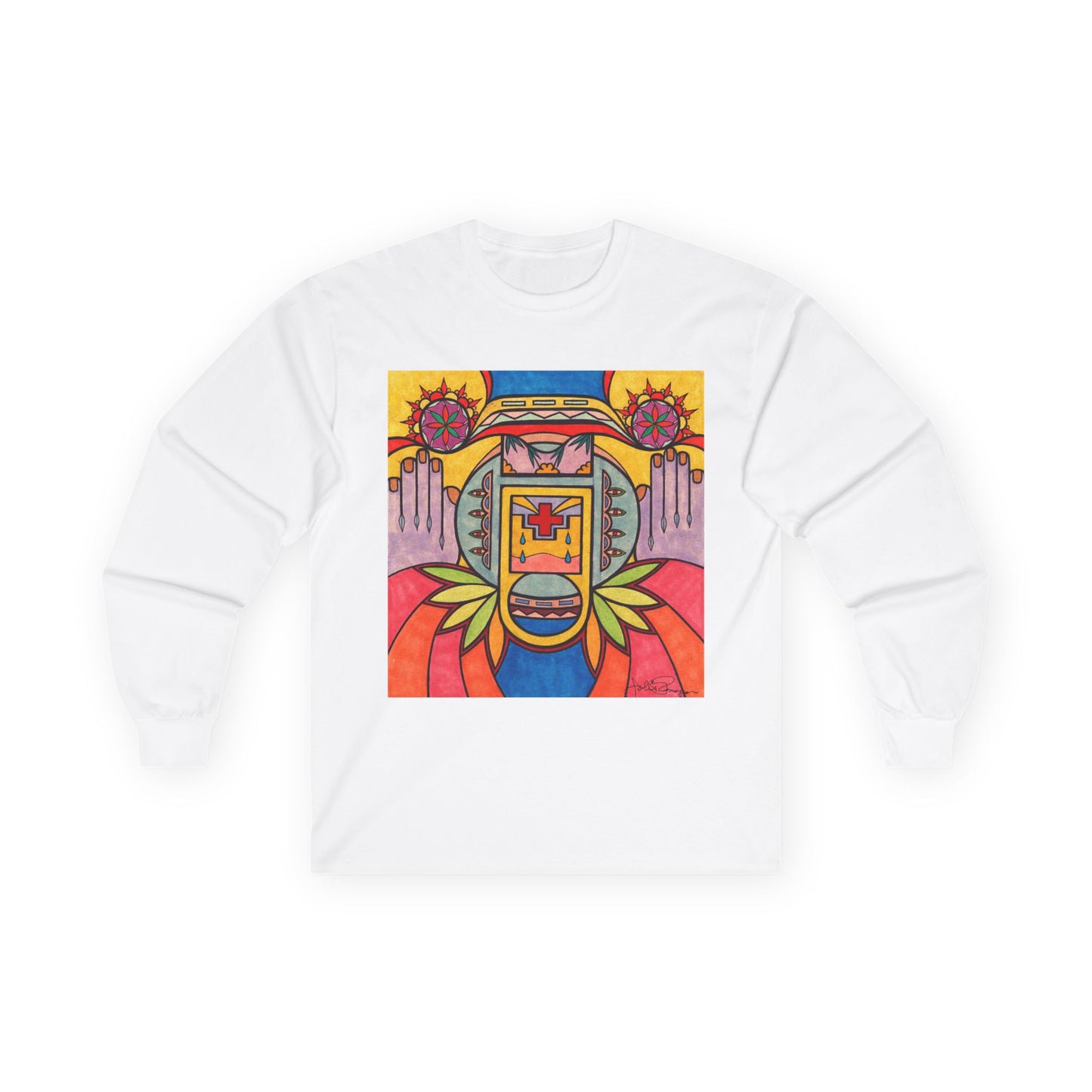 Premium Long Sleeve T-Shirt Wearable Art | Hands