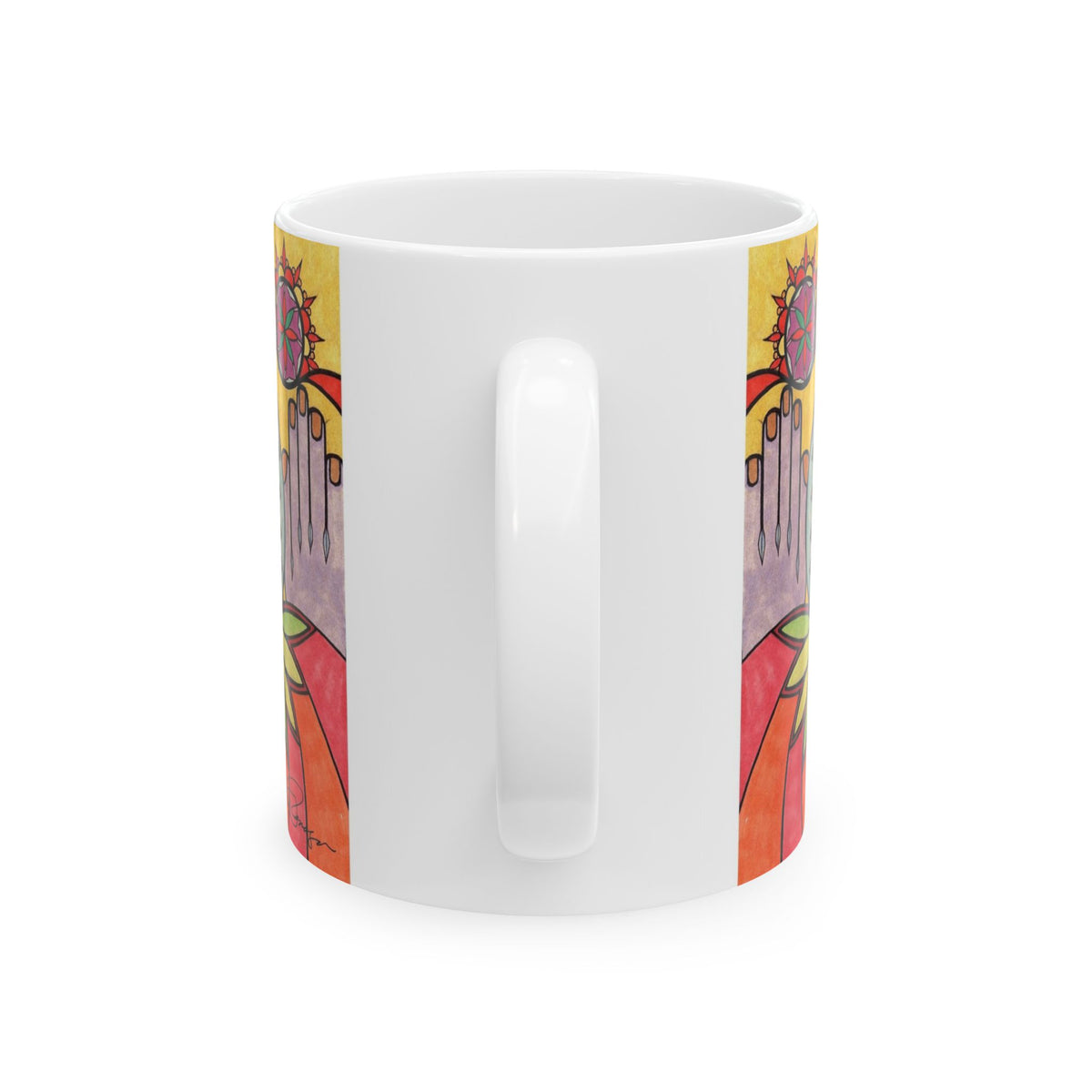 Premium Ceramic Art Mug (11oz & 15oz) | Hands