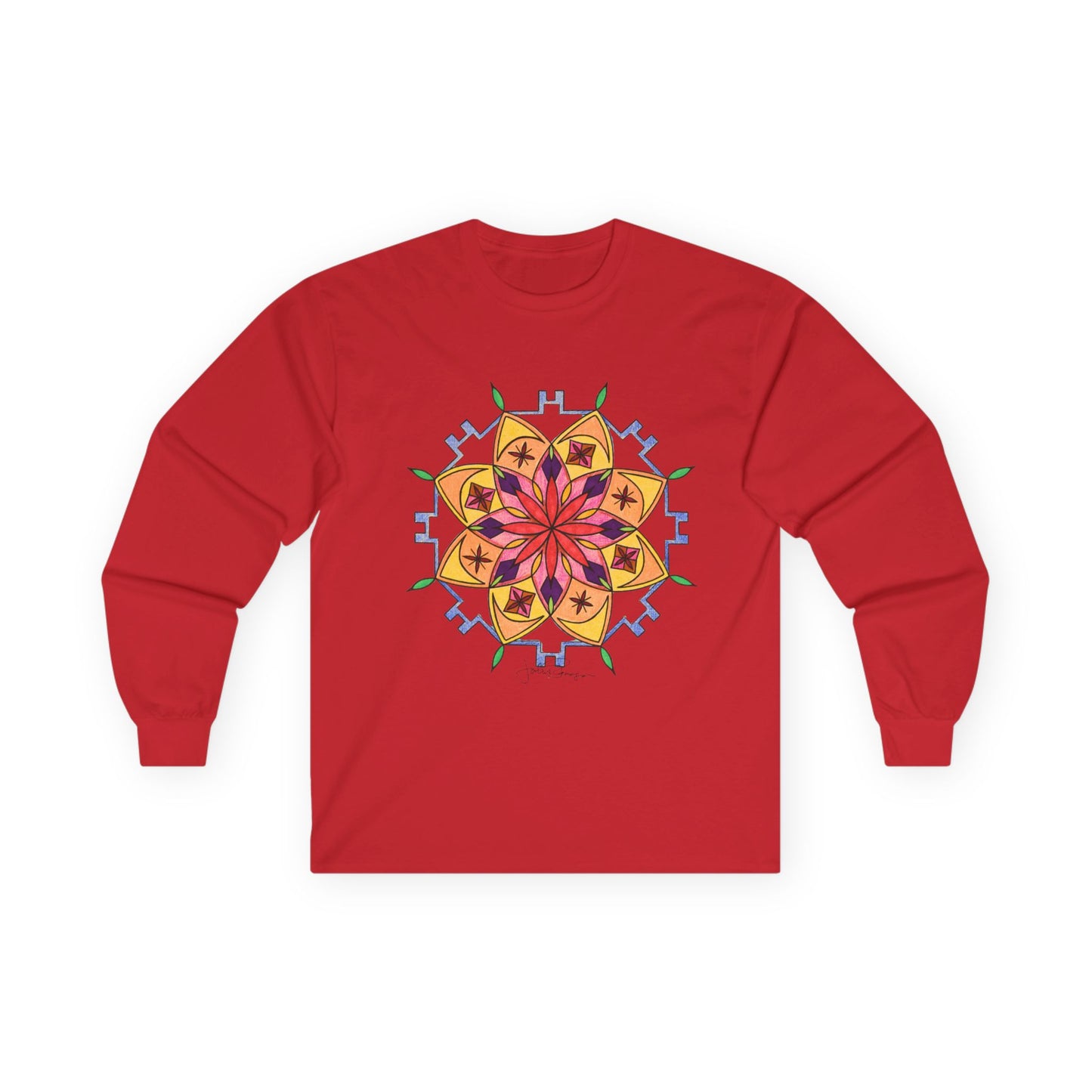 Snow Mandala - Long Sleeve Premium Wearable Art