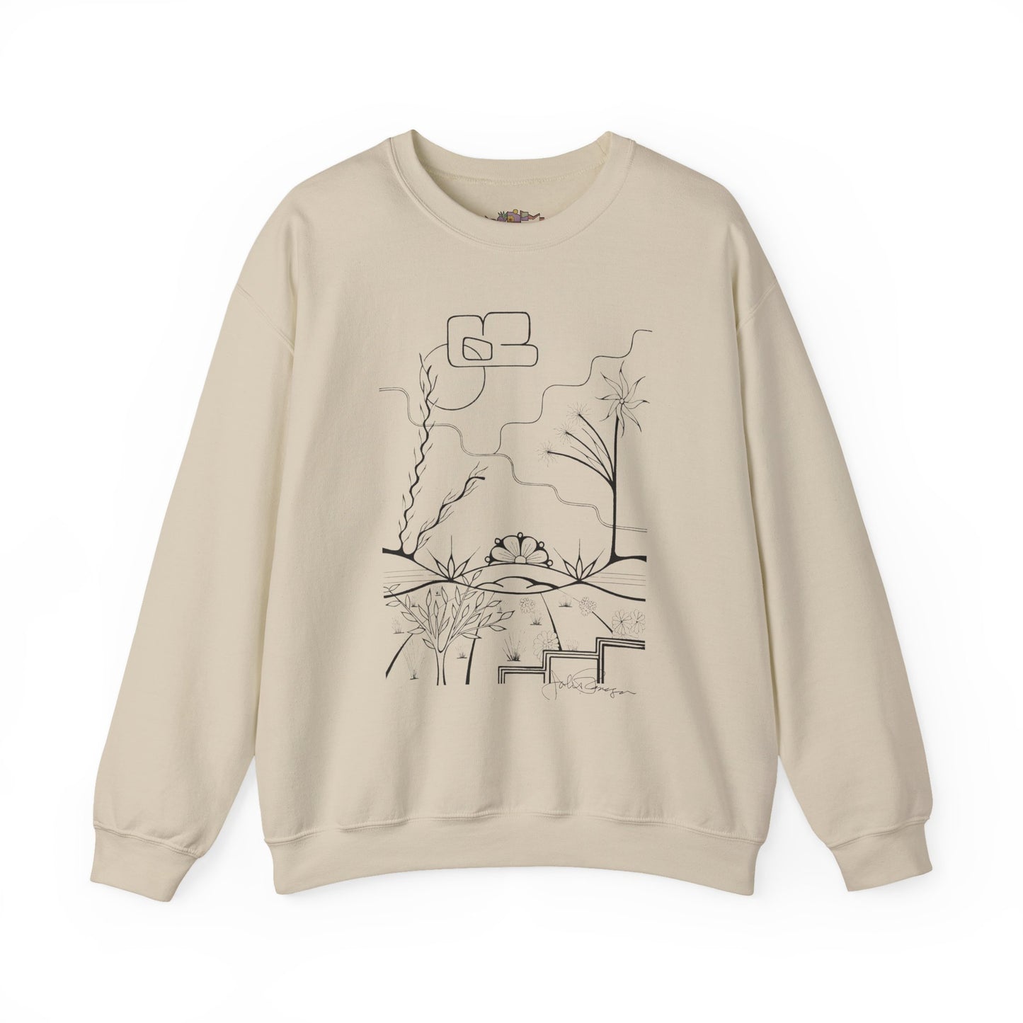 The World is Round - Pullover Sweatshirt Premium Wearable Art