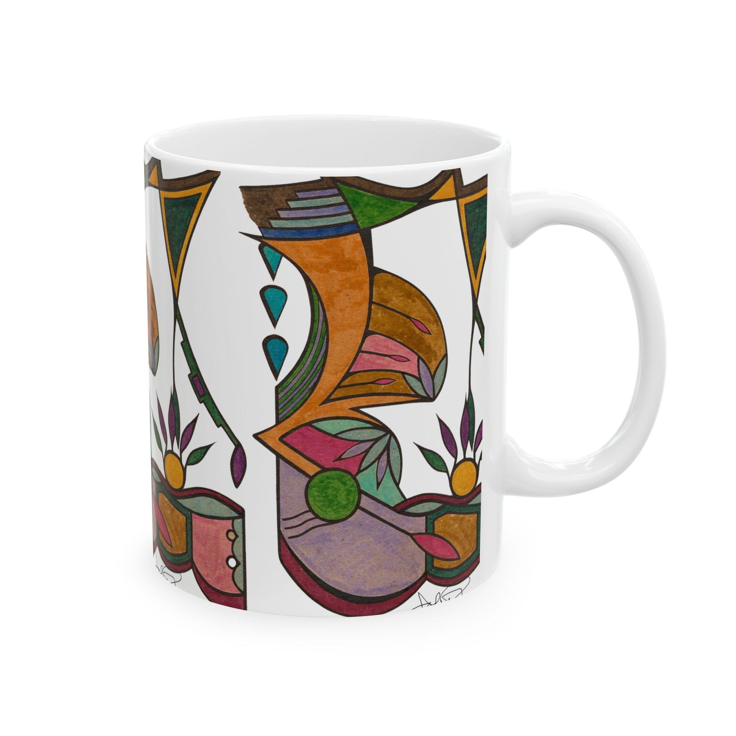 Life Cycle - Wrap-Around Ceramic Art Mug (11oz/15oz)