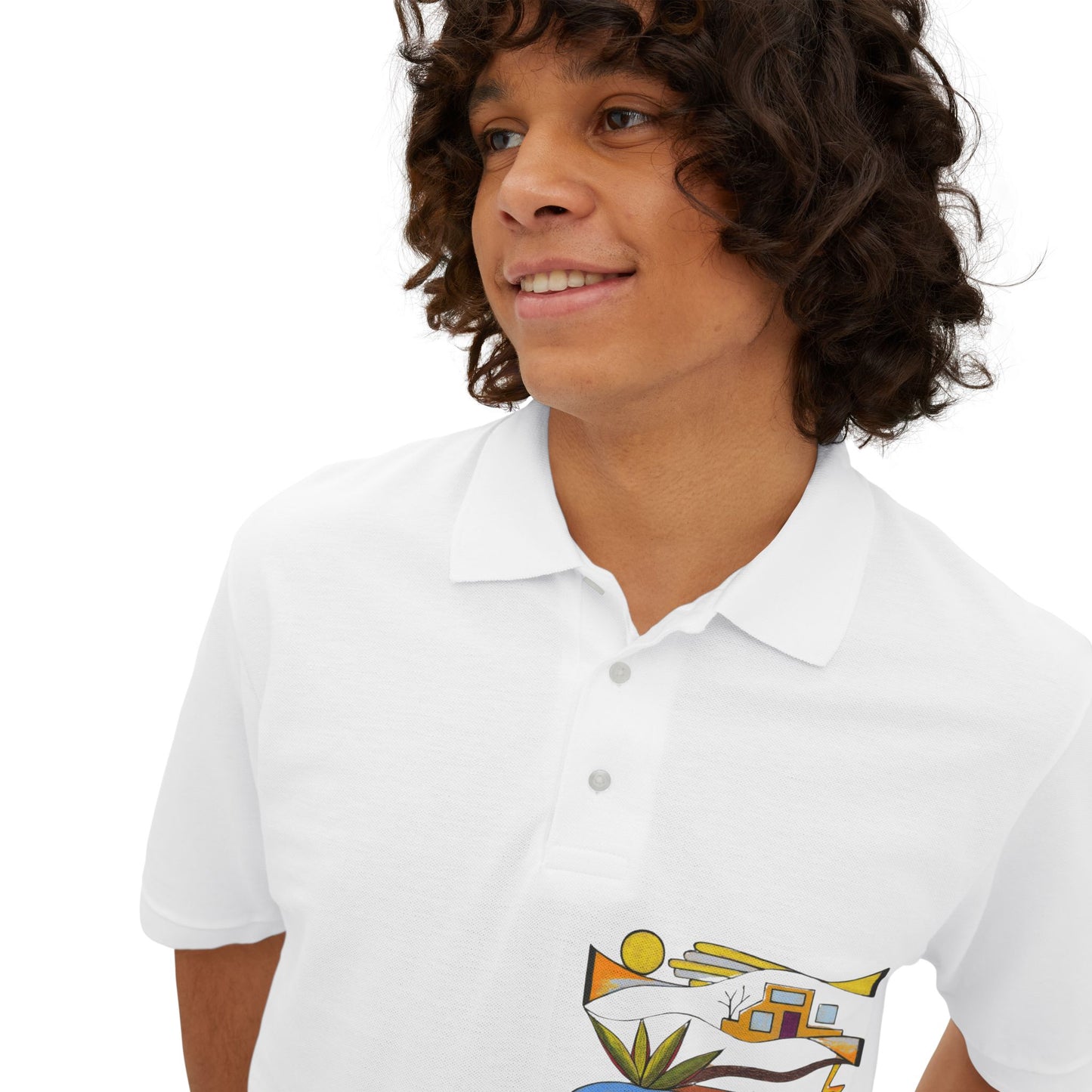 Sabino Memories - Premium Pique Polo Wearable Art