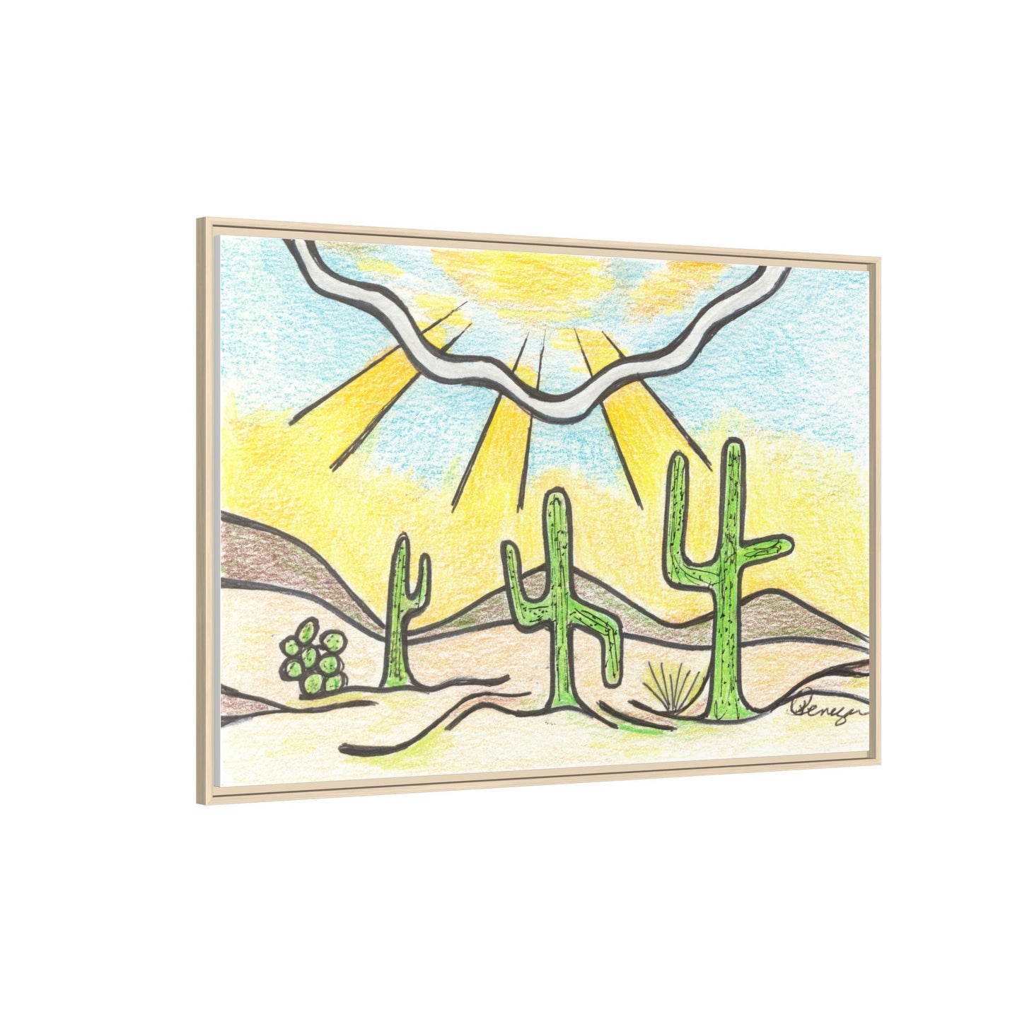 Saguaro - Archival Gallery Matte Canvas