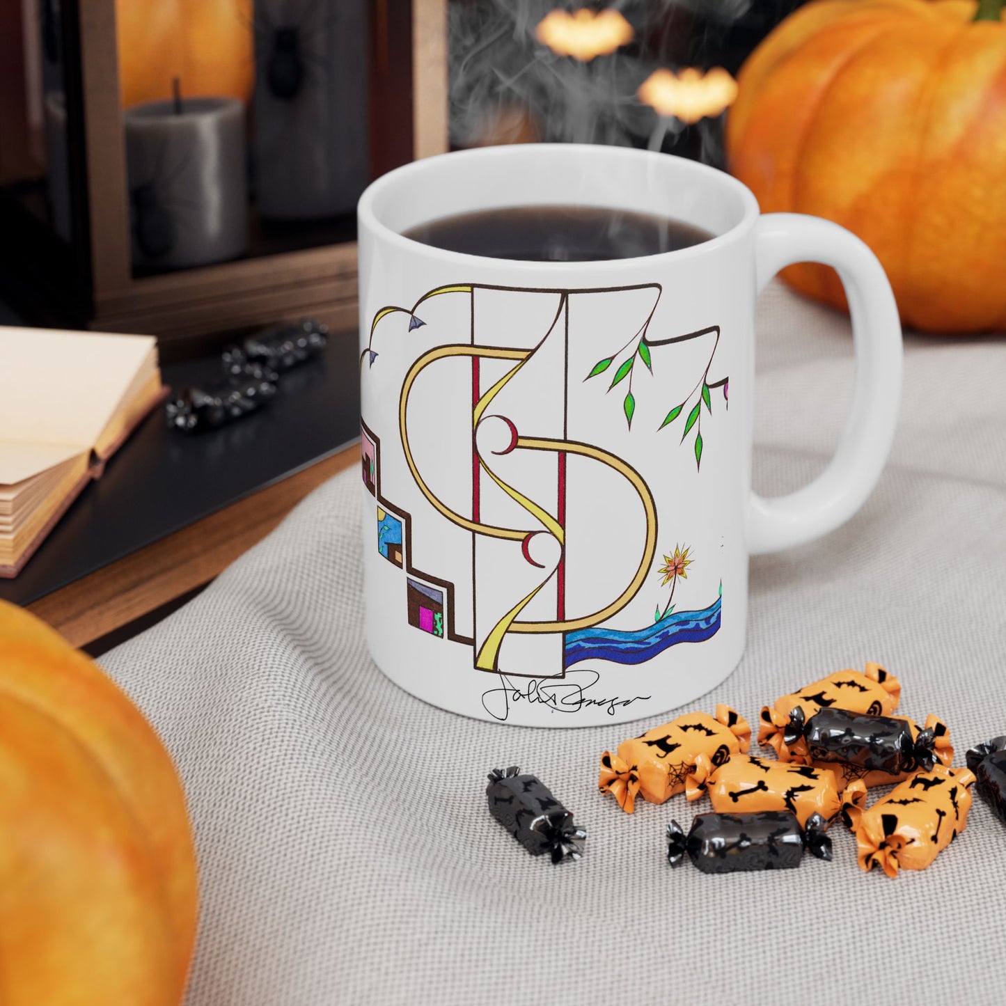 Finding Home —Wrap-Around Ceramic Art Mug (11oz, 15oz)