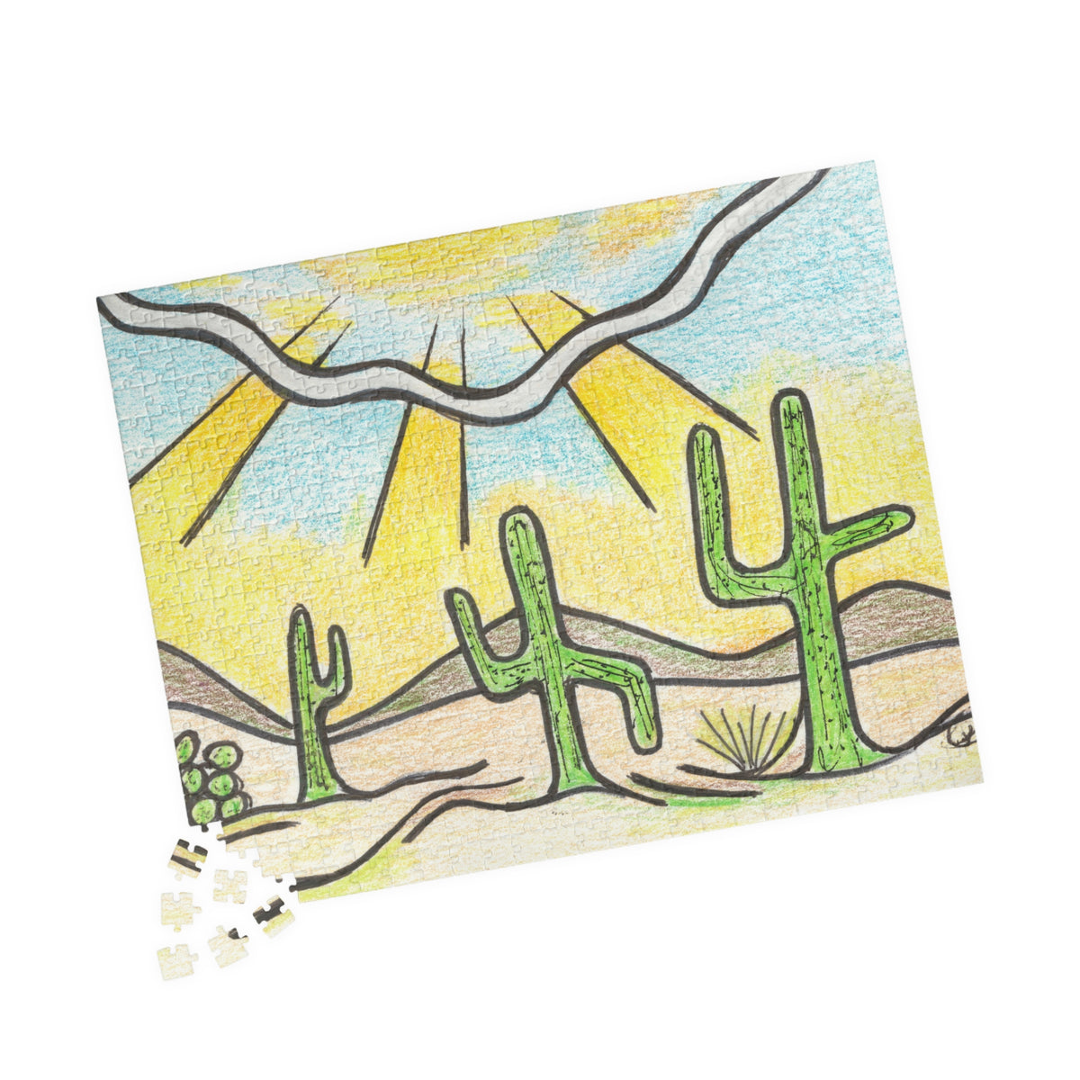 Premium Art Jigsaw Puzzle | Saguaro