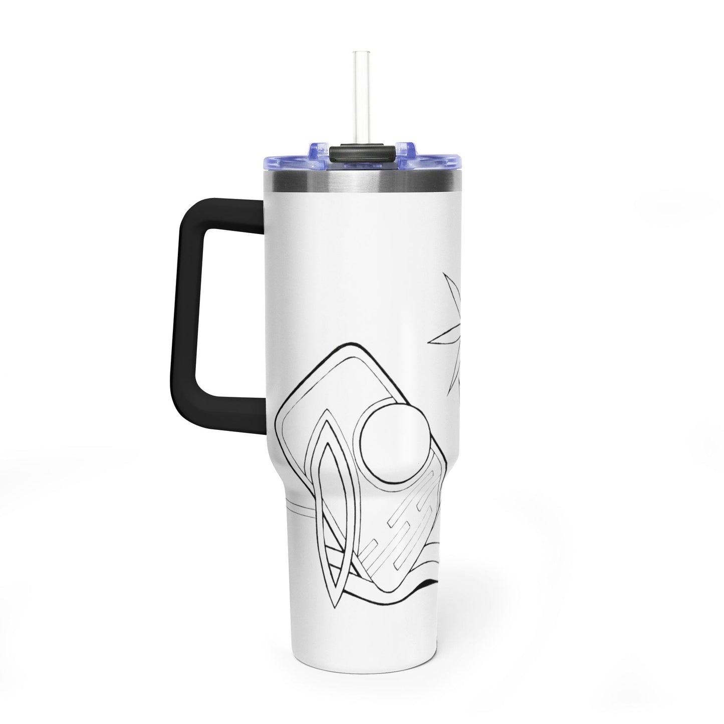 Riding the Turtle - Wrap-Around Art Tumbler (40 oz)