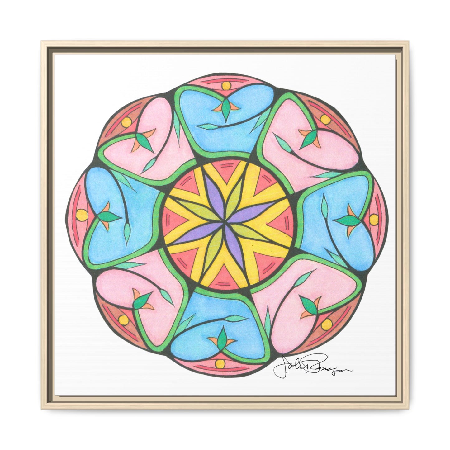 Heaven's Gate Mandala - Archival Gallery Matte Canvas