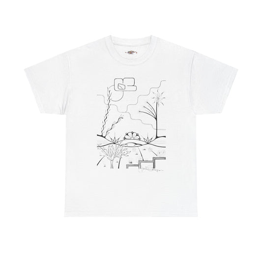 Premium Short Sleeve T-Shirt Wearable Art | The World is Round