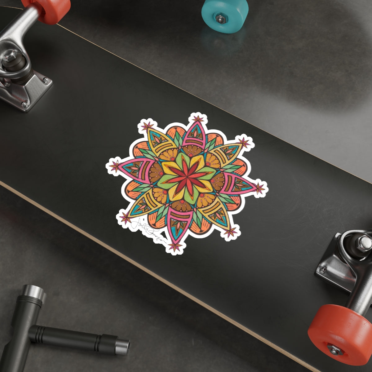 Premium Die-Cut Waterproof Vinyl Sticker | Hands of Peace
