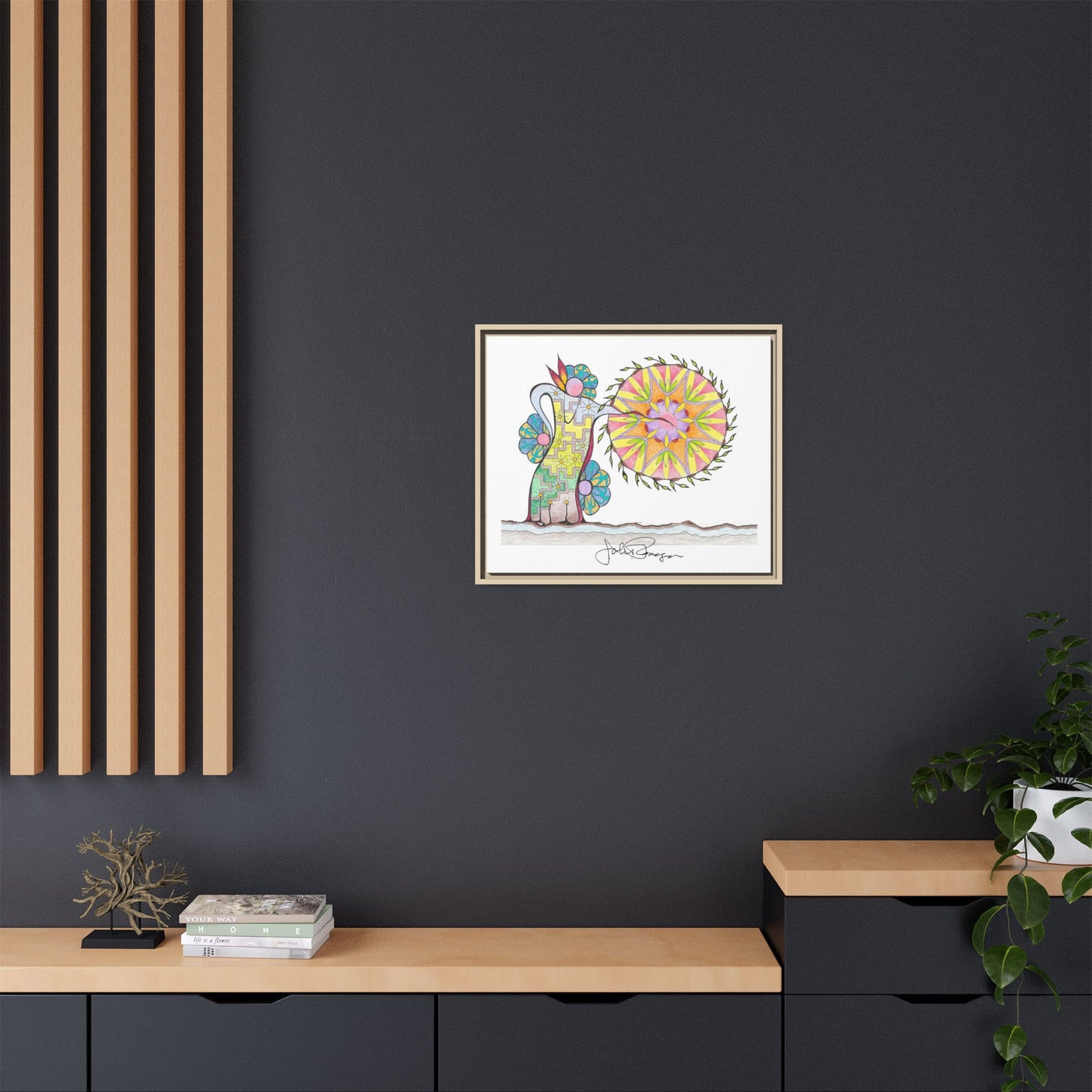 PowWow Drum - Archival Gallery Matte Canvas