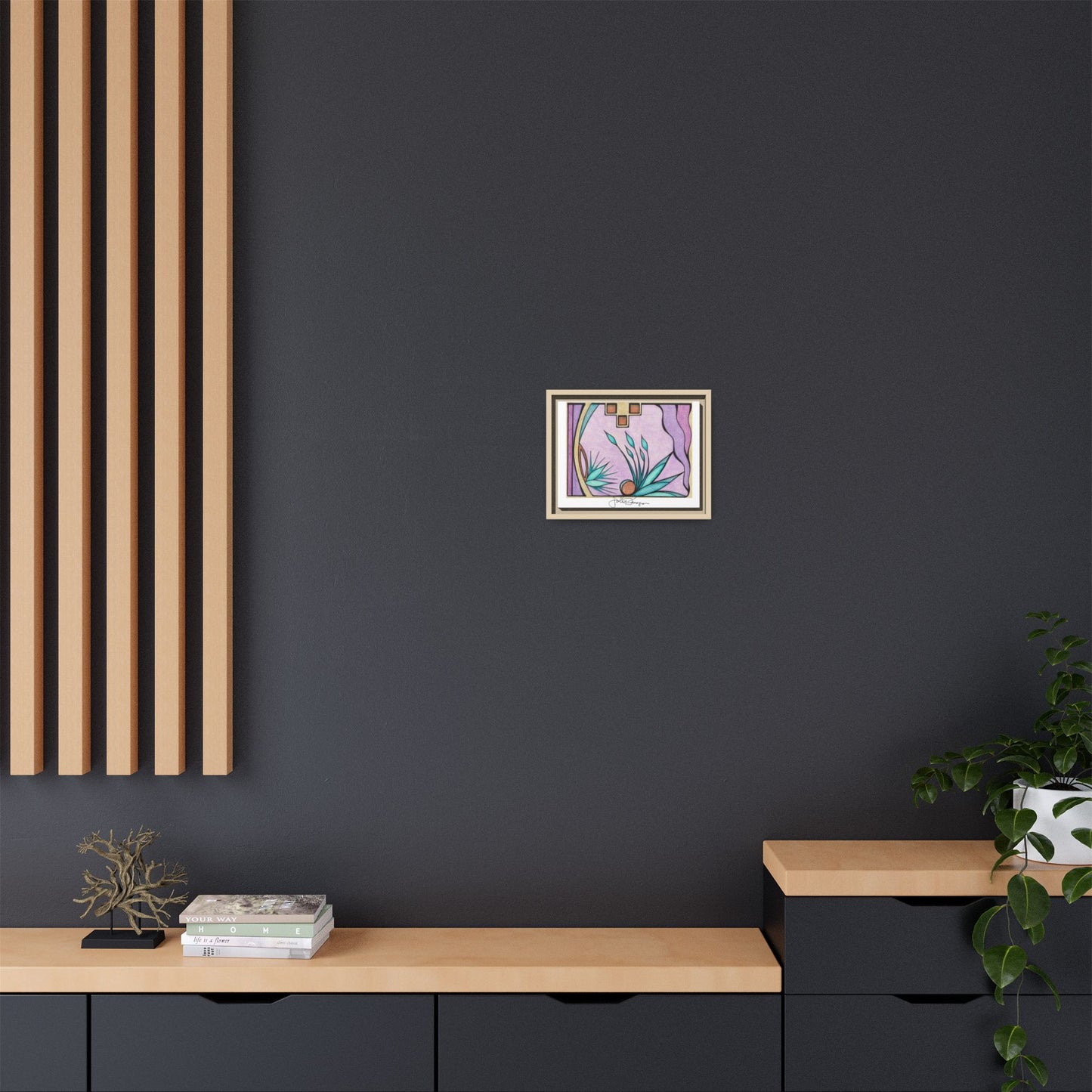 Deep Purple Visions - Archival Gallery Matte Canvas