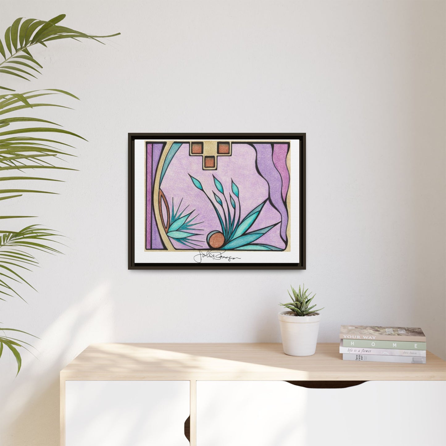 Deep Purple Visions - Archival Gallery Matte Canvas