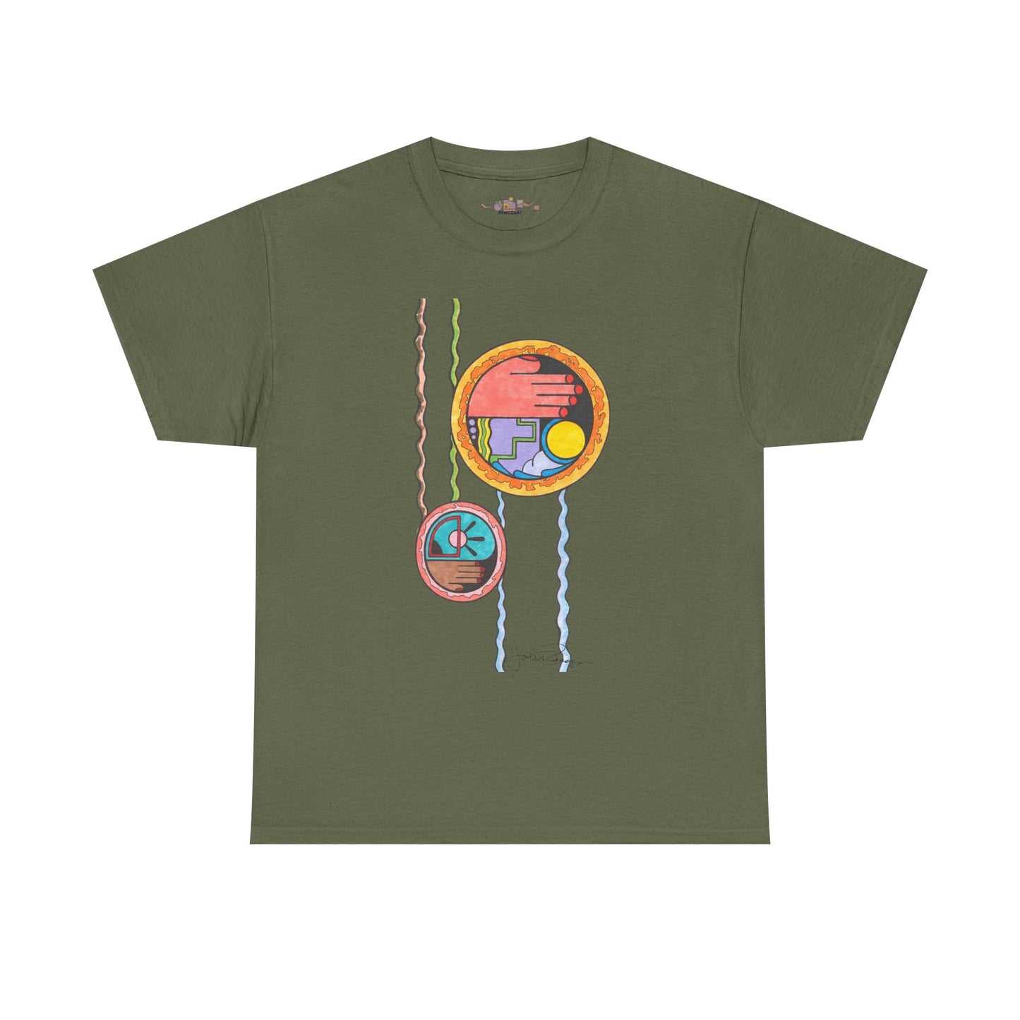 Wave While Passing - Short Sleeve Premium Wearable Art
