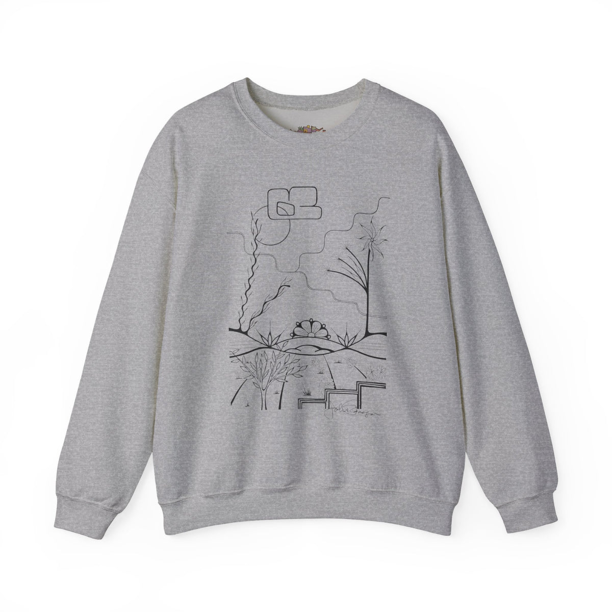 Premium Pullover Sweatshirt Wearable Art | The World is Round
