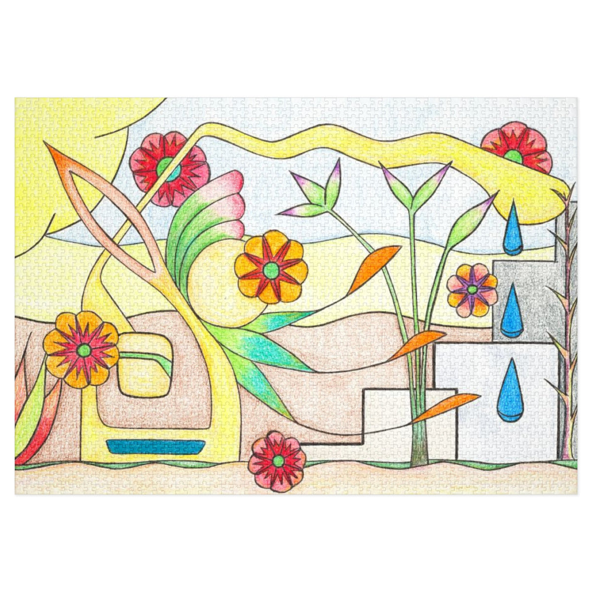 Premium Art Jigsaw Puzzle with Tin | Dancing in the Wind