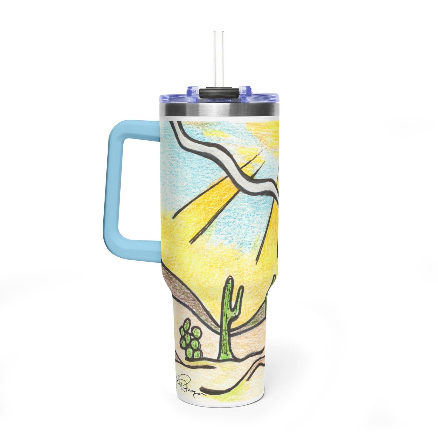 Sahuaro - Wrap-Around Art Tumbler (40 oz)