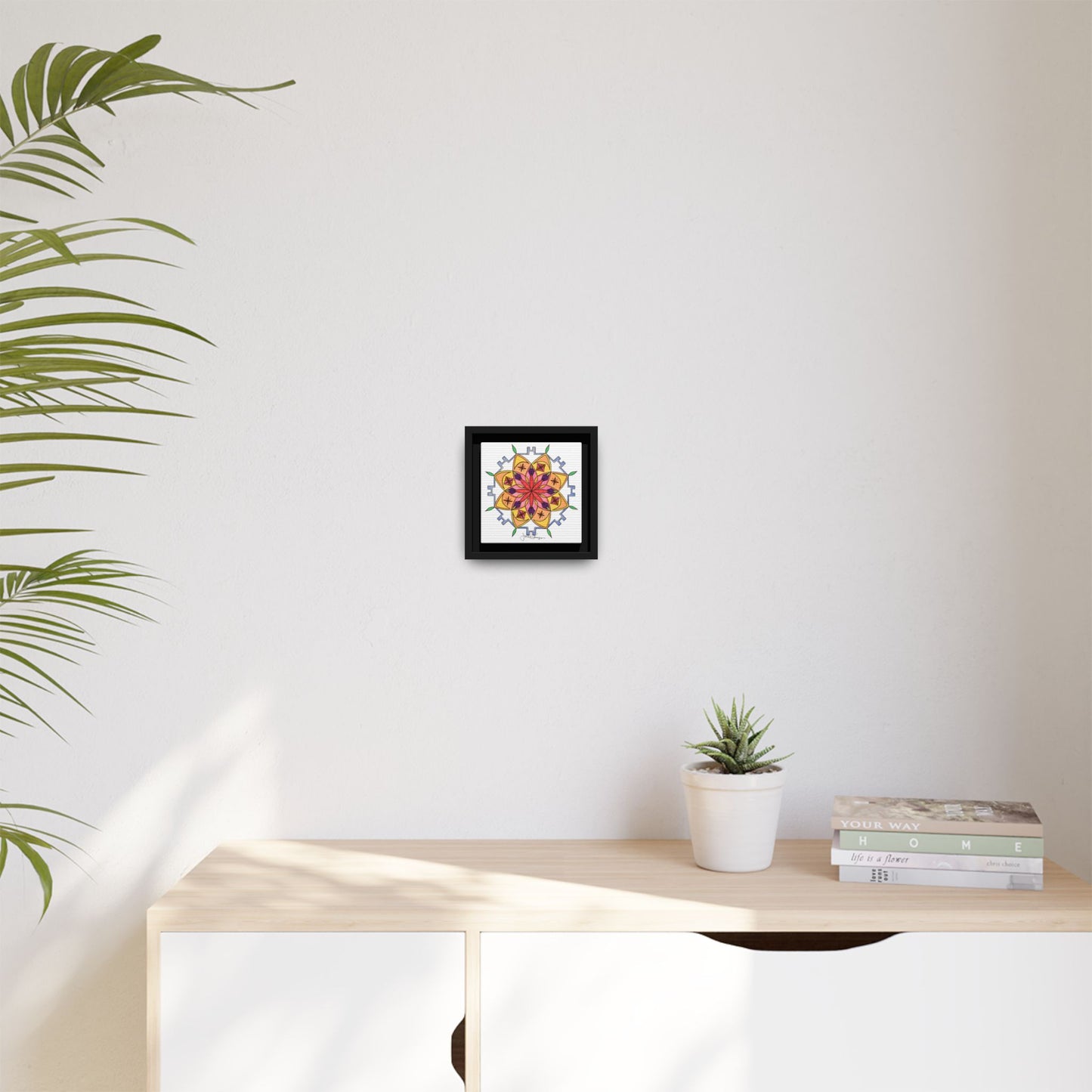 Snow Mandala - Archival Gallery Matte Canvas