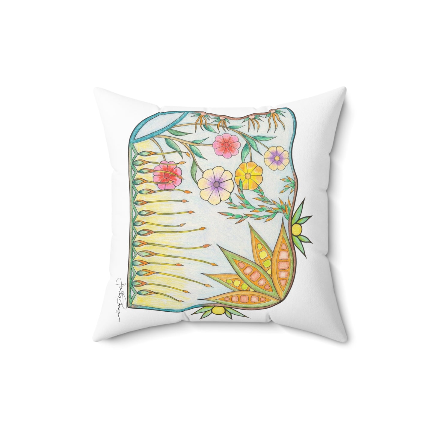 Feel the Breeze- Decorative Art Throw Pillow