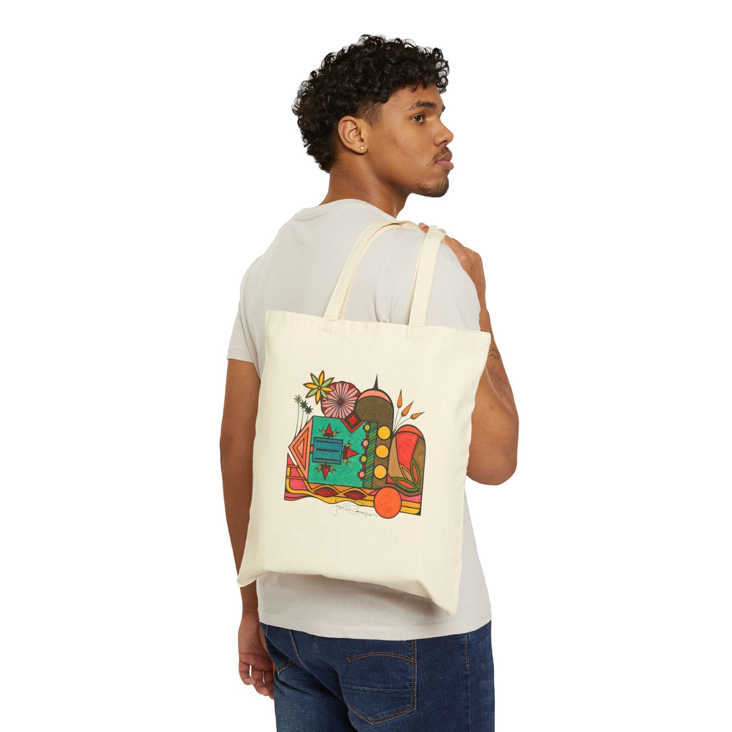 Controlling the Conversation - Utility Canvas Premium Art Tote