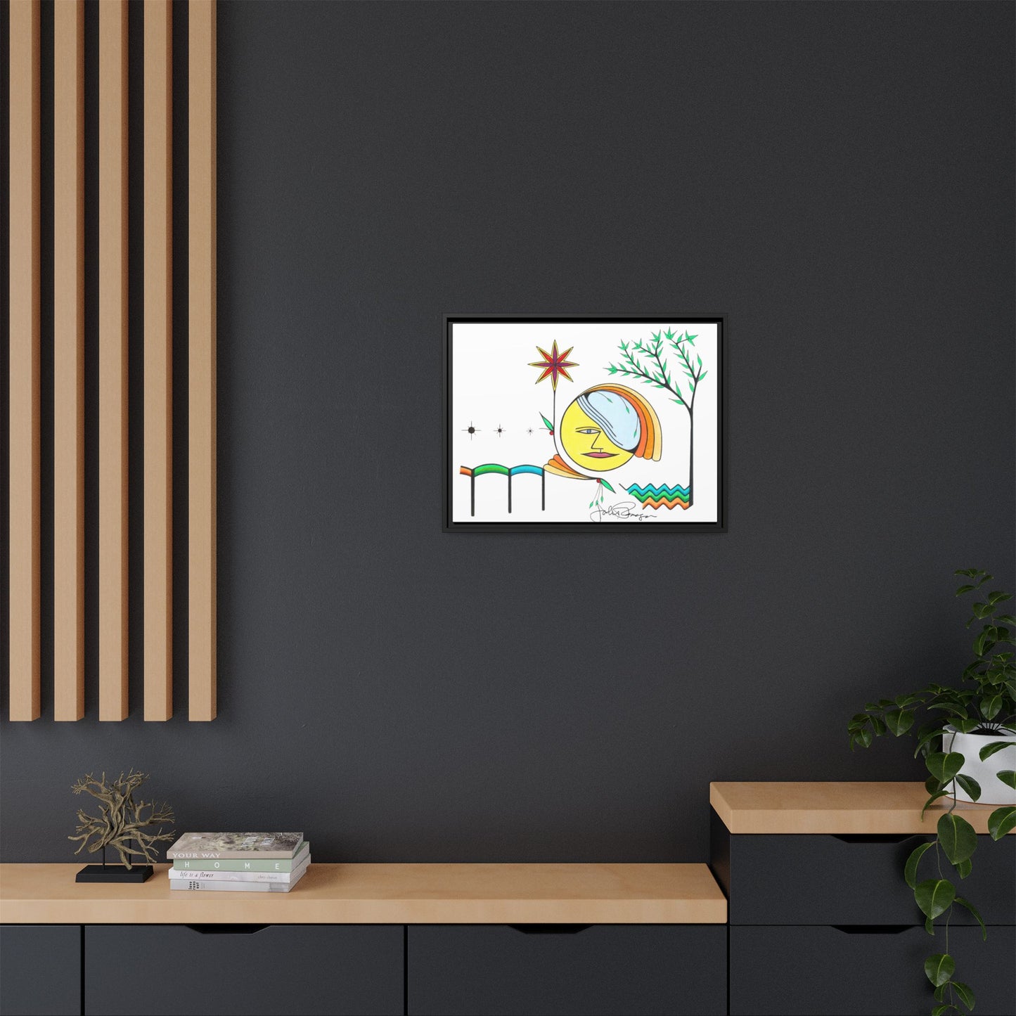 Premium Gallery Framed Matte Canvas | Sol Searcher