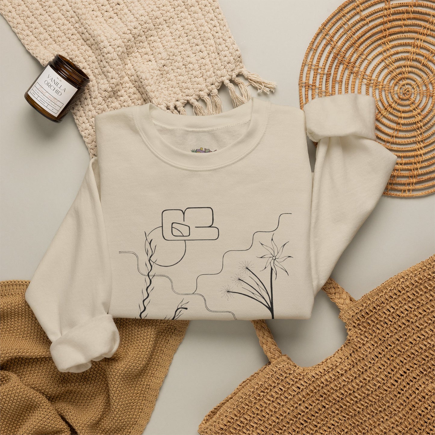 The World is Round - Pullover Sweatshirt Premium Wearable Art