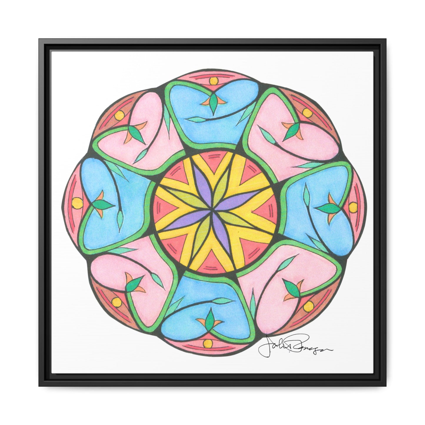 Heaven's Gate Mandala - Archival Gallery Matte Canvas