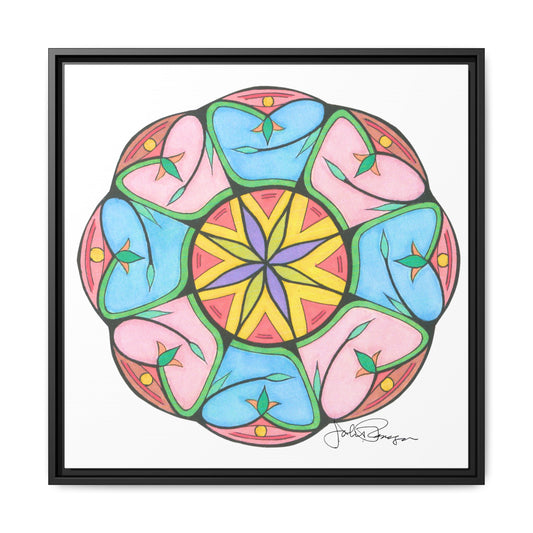 Premium Gallery Framed Matte Canvas | Heaven's Gate Mandala