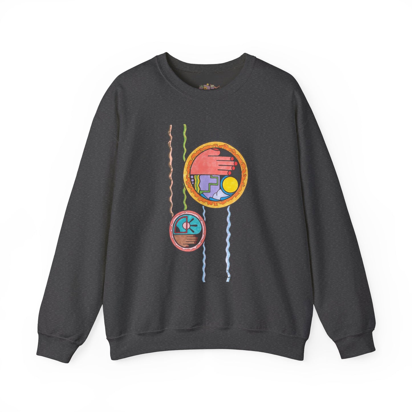 Wave While Passing - Pullover Sweatshirt Premium Wearable Art