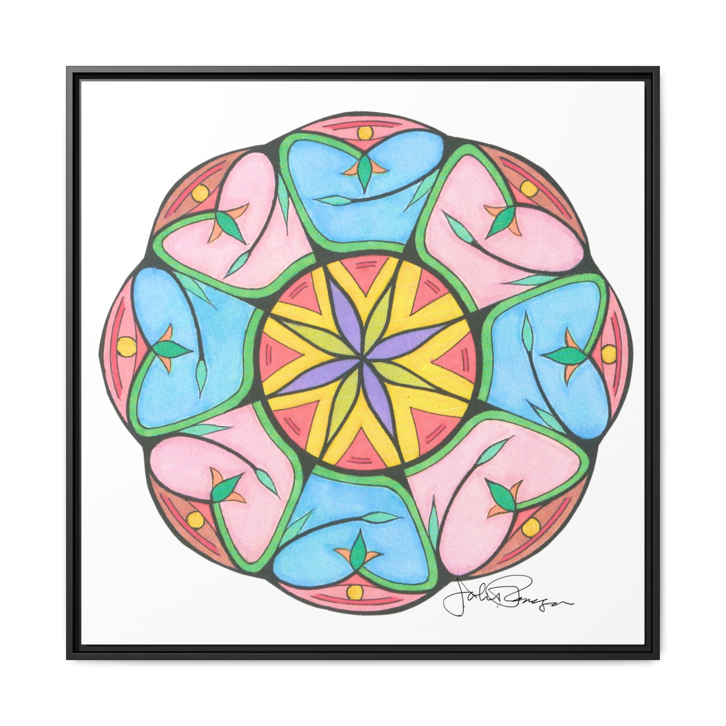 Heaven's Gate Mandala - Archival Gallery Matte Canvas